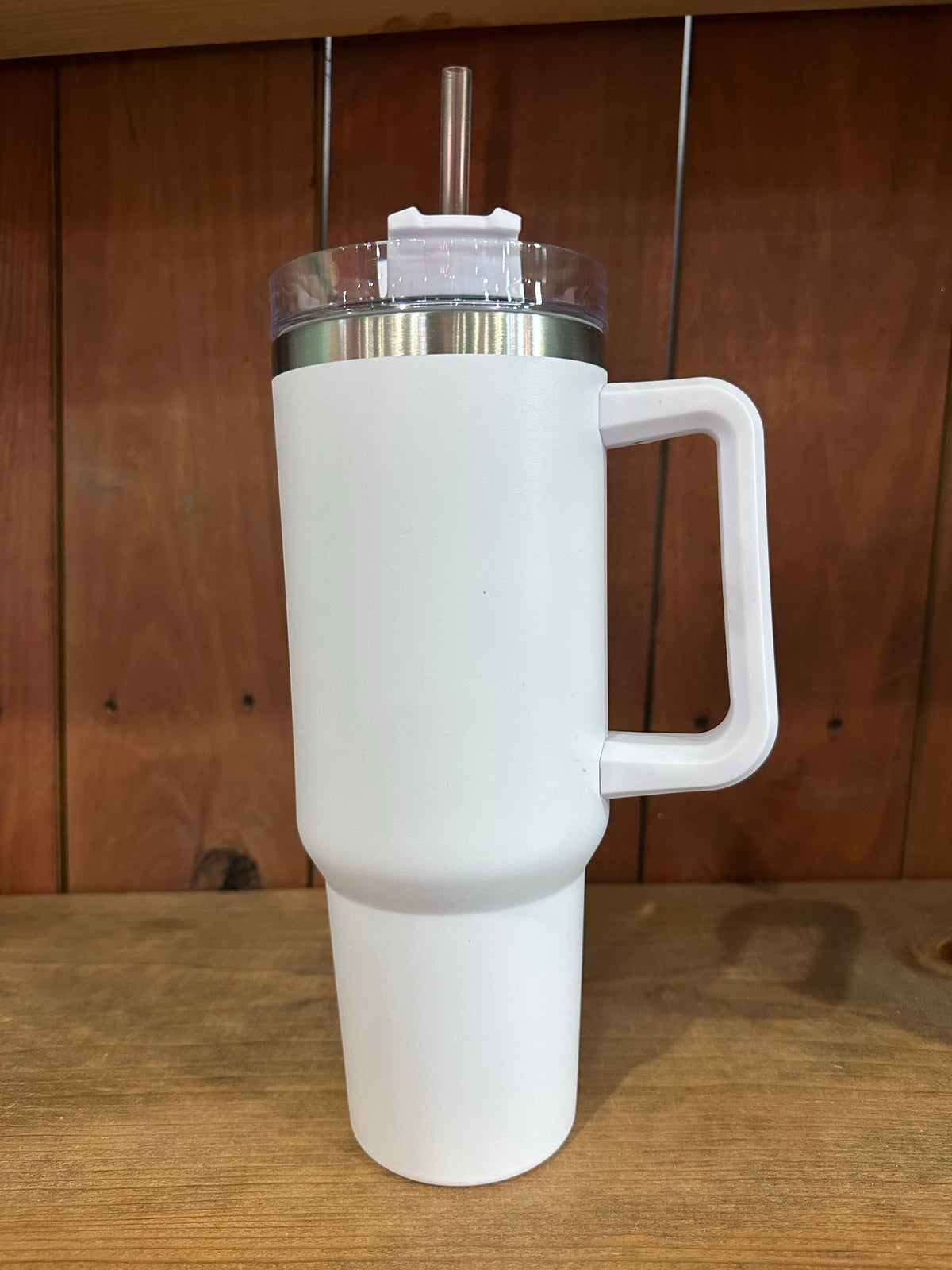 40oz Handle Travel Tumbler — Trudy's Hallmark